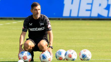 Stefan Leitl trifft mit Hertha BSC an diesem Samstag auf den SC Paderborn.