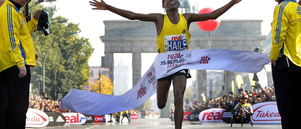 Viermal gewann Gebrselassie in Berlin. (Archivbild)