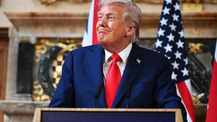 Das britische Königshaus hofierte den US-Präsidenten.