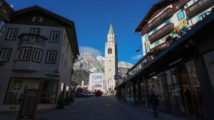 Cortina d’Ampezzo ist Austragungsort der alpinen Skidisziplinen bei den Olympischen Winterspielen 2026