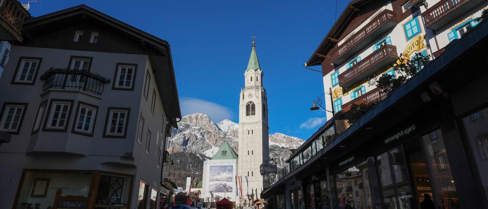 Cortina d’Ampezzo ist Austragungsort der alpinen Skidisziplinen bei den Olympischen Winterspielen 2026