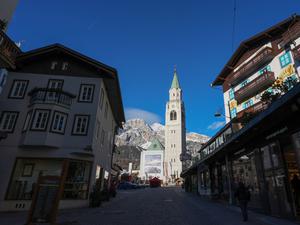 Cortina d’Ampezzo ist Austragungsort der alpinen Skidisziplinen bei den Olympischen Winterspielen 2026