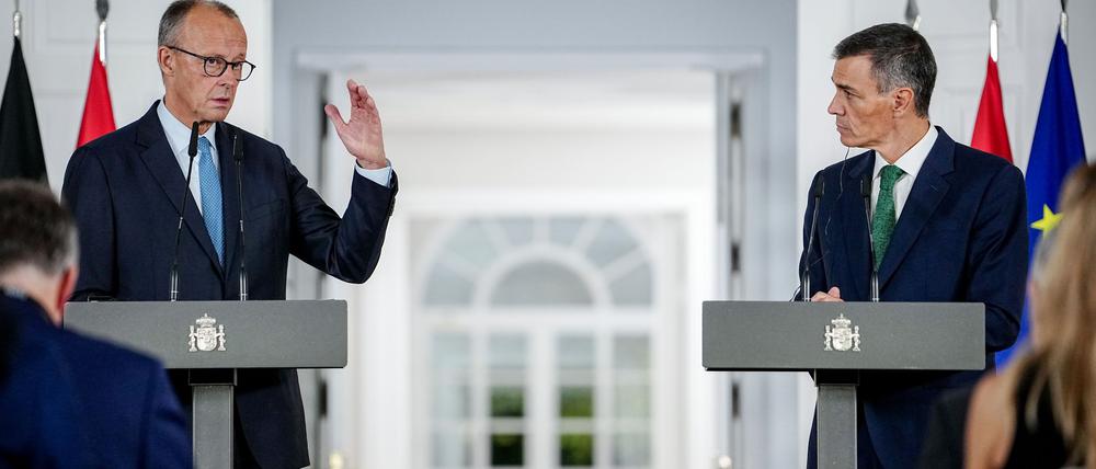 Die Bundesregierung will sich bis zum EU-Gipfel Anfang Oktober zu dem Vorstoß von von der Leyen für Sanktionen gegen Israel positionieren.