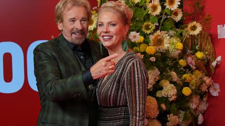 Thomas Gottschalk und Karina Mroß waren auch im vergangenen Jahr auf dem Oktoberfest.