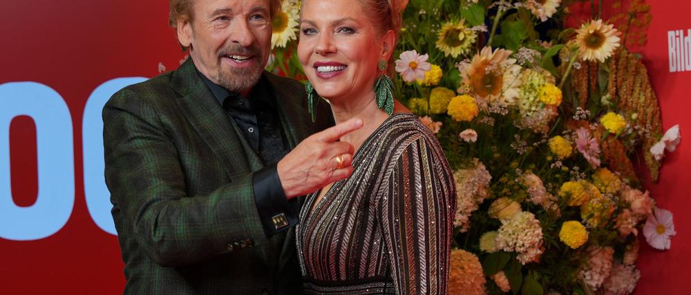 Thomas Gottschalk und Karina Mroß waren auch im vergangenen Jahr auf dem Oktoberfest.