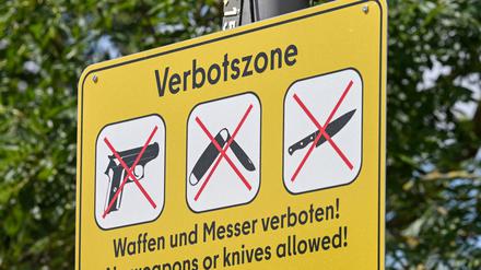 Dauerhafte Messerverbotszonen gibt es in Berlin bereits. (Symbolbild).