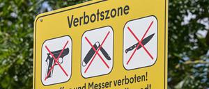Dauerhafte Messerverbotszonen gibt es in Berlin bereits. (Symbolbild).
