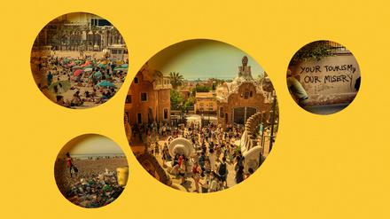 Barcelonas Einwohner wehren sich gegen den Ansturm der Touristen.