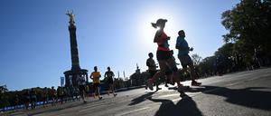 Am Sonntag beim Marathon könnte das Wetter den Läufern zu schaffen machen.