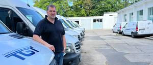 Thomas Gabrys ist einer der Gewerbetreibenden im Stahnsdorfer Green Park, denen der Mietvertrag gekündigt wurde.