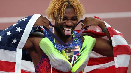 Noah Lyles ist zum vierten Mal in Folge Weltmeister über die 200 Meter.