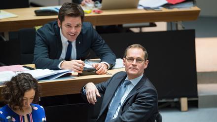2018 waren sie das SPD-Team für die Wissenschaft in Berlin: der Staatssekretär Steffen Krach (links) und der Regierende Michael Müller. 