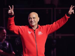 Andre Agassi ist der größte Star im Team Welt beim Laver Cup 2025.
