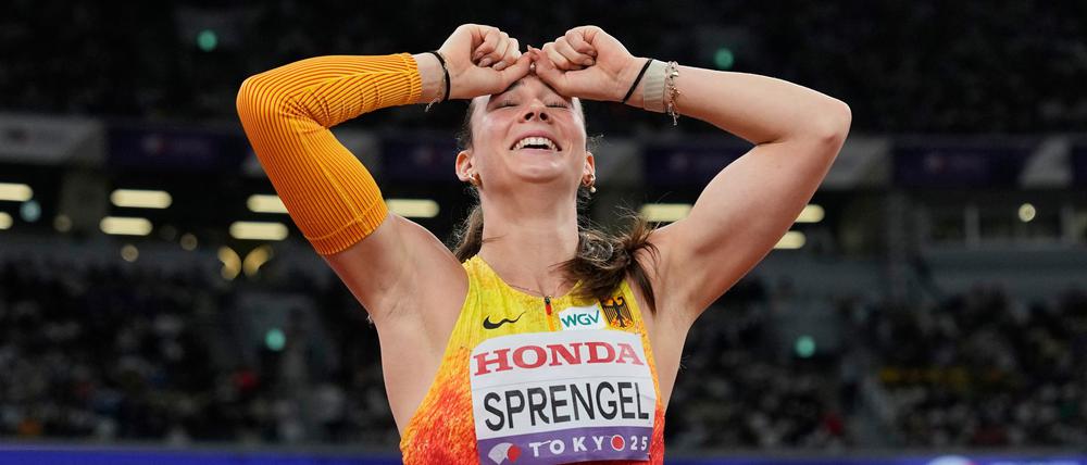 Sandrina Sprengel durfte sich über einen starken fünften Platz im Siebenkampf freuen.