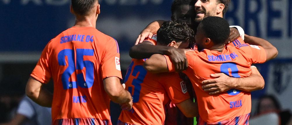 Schalke: der vierte Sieg im sechsten Meisterschaftsspiel.