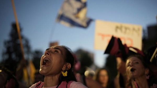 Demonstration für die Freilassung der Geiseln in Jerusalem