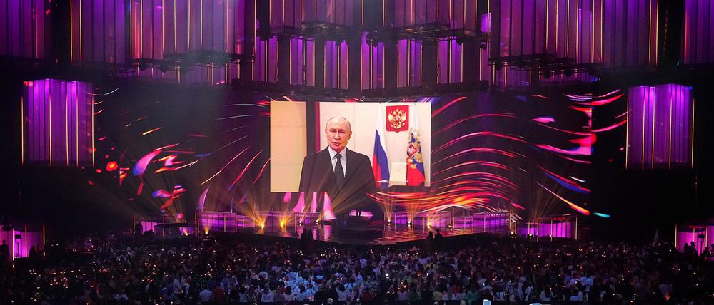 In der Moskauer Konzerthalle Live Arena veranstaltet Russland den Musikwettbewerb Intervision - die Gegenveranstaltung zum Eurovision Song Contest.