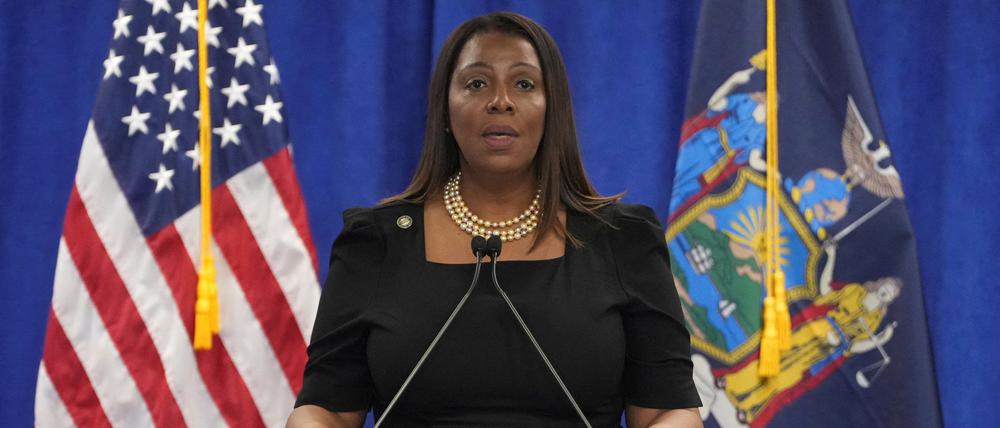 Die New Yorker Generalstaatsanwältin Letitia James ist US-Präsident Donald Trump ein Dorn im Auge.