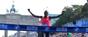 Der Kenianer Sabastian Sawe hat den 51. Berlin-Marathon gewonnen.