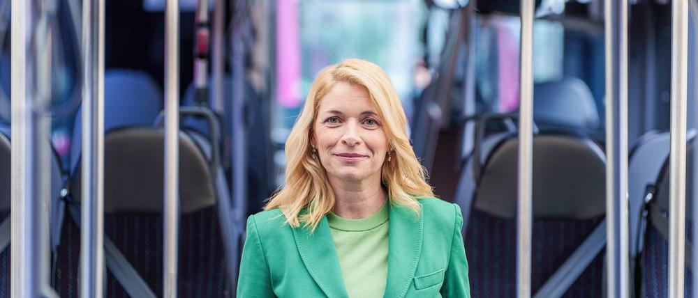 Die designierte neue Bahnchefin hat vor einigen Monaten selbst einen Lokführerschein gemacht.