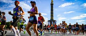 Die Läufer hatten mit herausfordernden Temperaturen zu kämpfen.