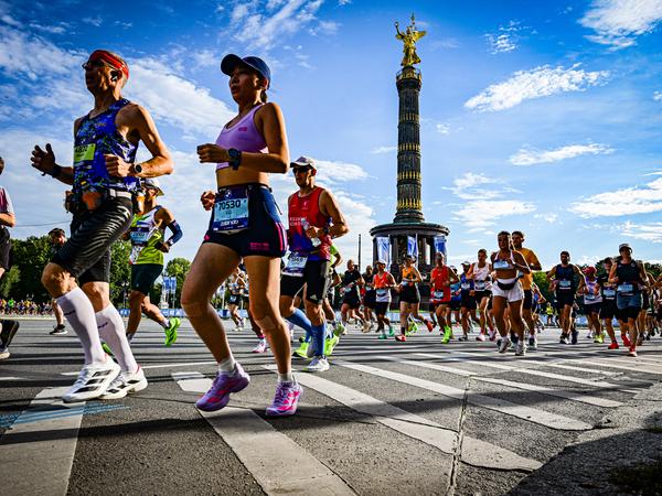 Die Läufer hatten mit herausfordernden Temperaturen zu kämpfen.