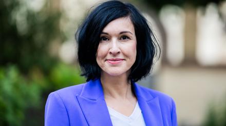 Die parteilose Kandidatin Noosha Aubel kommt bei der Oberbürgermeisterwahl in Potsdam in die Stichwahl. (Archivbild)