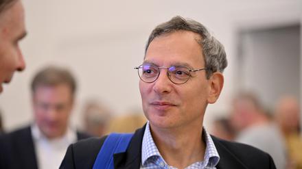 Chaled-Uwe Said (AfD) am Wahlabend.