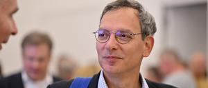Chaled-Uwe Said (AfD) am Wahlabend. 