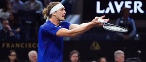 Alexander Zverev kämpfte beim Laver Cup gegen Taylor Fritz, aber momentan reicht es einfach zu oft nicht für den Deutschen.
