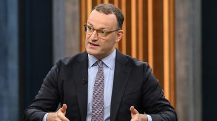 Jens Spahn zu Gast bei „Caren Miosga“. 