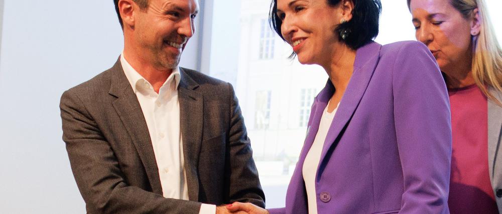In Potsdam gehen Severin Fischer und Noosha Aubel bei der Oberbürgermeisterwahl in die Stichwahl. (Archivbild)