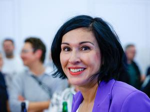Noosha Aubel (parteilos) ist Potsdams neue Oberbürgermeisterin.