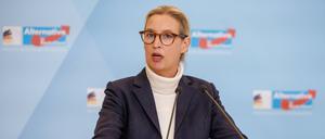 Alice Weidel in Berlin. 
