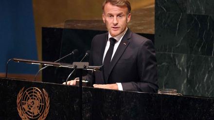 Der französische Präsident Emmanuel Macron.