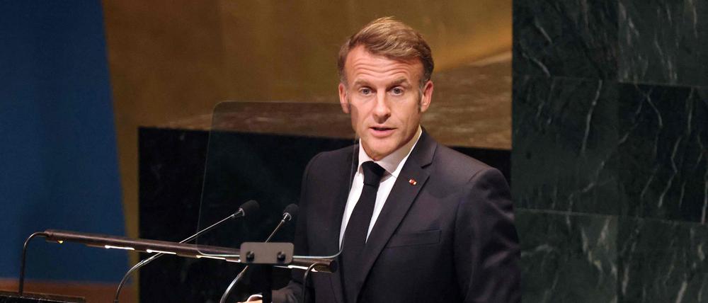 Der französische Präsident Emmanuel Macron.