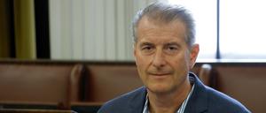 Stephan Hensel, der Ex-Mann von Christina Block, wird vor Gericht von ihrem Verteidiger befragt. 