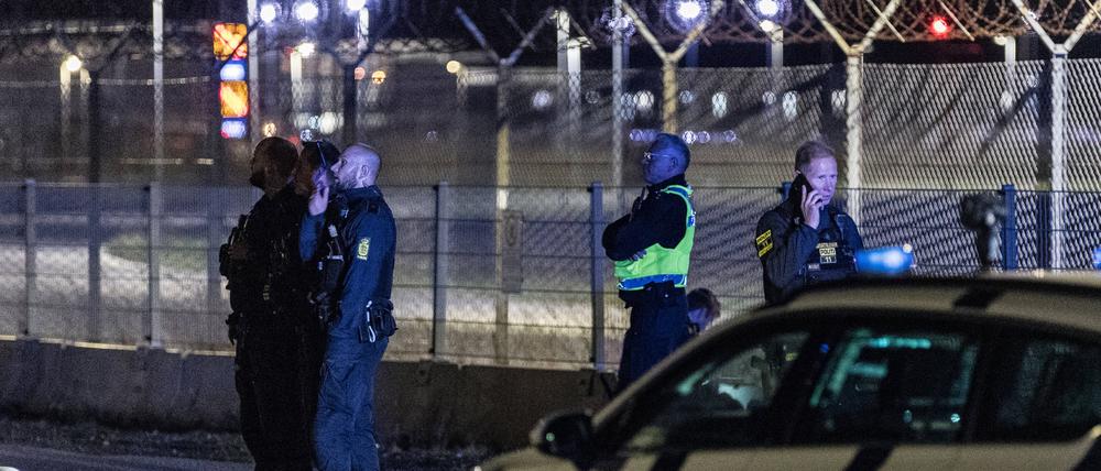 Am Montagabend voll gefragt: Kopenhagens Polizei war am Flughafen Kastrup nach der Sichtung unbekannter Drohnen im Großeinsatz. 