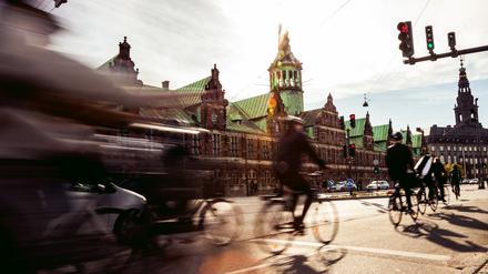 Grünes Licht für den Radverkehr – in Kopenhagen nicht nur Theorie.
