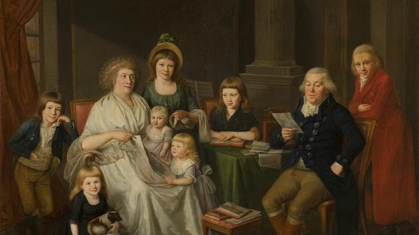 Bildnis einer bürgerlichen Familie von Suzette Henry (1795), Stadtmuseum Berlin