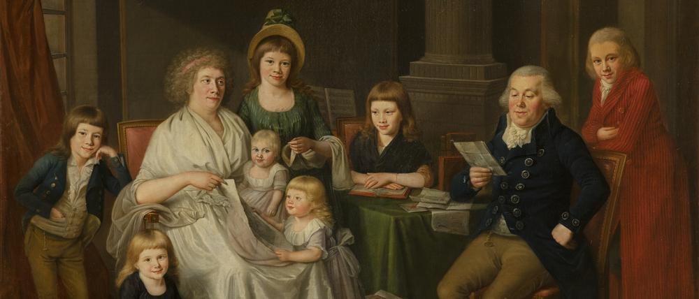 Bildnis einer bürgerlichen Familie von Suzette Henry (1795), Stadtmuseum Berlin