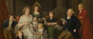 Bildnis einer bürgerlichen Familie von Suzette Henry (1795), Stadtmuseum Berlin