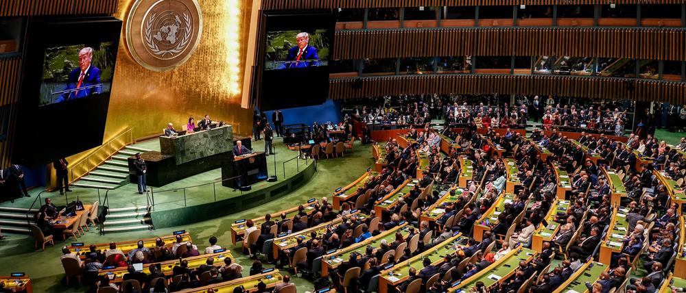 Trump vor der UN-Vollversammlung