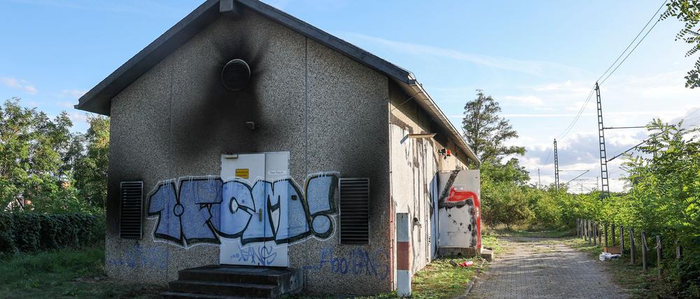 Am Vormittag brach im Stellwerk Gerwisch ein Brand aus.