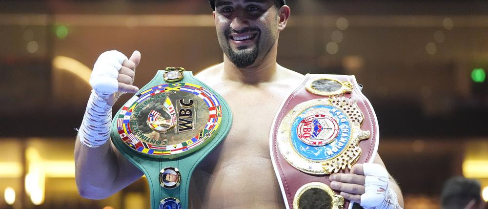 Der deutsche Boxer Agit Kabayel könnte bald wieder in Deutschland kämpfen (Archiv).