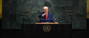 Donald Trump vor den UN
