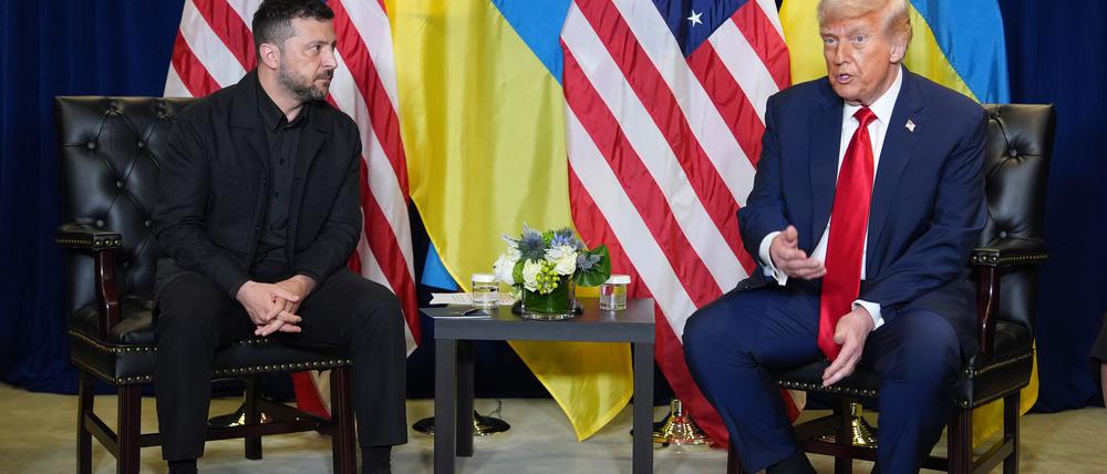 Trump mit Selenskyj am Rande der UN-Generaldebatte