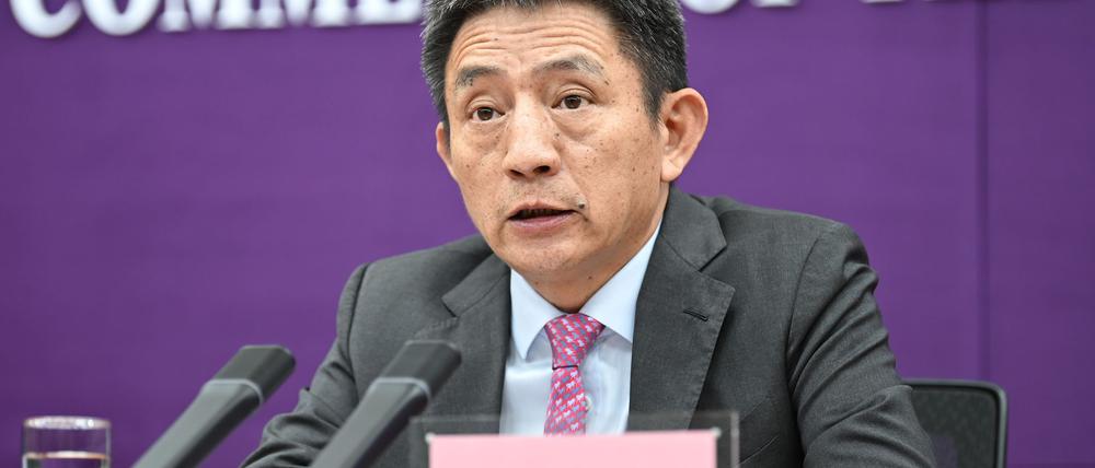 Chinas internationaler Chefverhandler Li Chenggang kommentierte Li Qiangs Ankündigung.