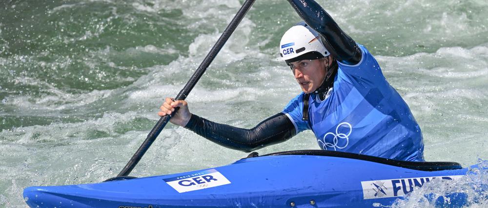 Ricarda Funk ist erstmals richtig zufrieden im Kajak-Cross. Beim Weltcupfinale wird sie Zweite im Time Trial und siegt im Cross. Nun geht es zur WM nach Australien. (Archivbild)