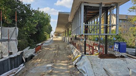 aktuellen Fotos von den Bauarbeiten für die U6-SanierungQuelle: BVG, Uwe Kutscher